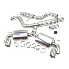 Rev9 Stainless Steel Cat-Back Exhaust System for VW GTI MK7 Dual Muffler / Exit