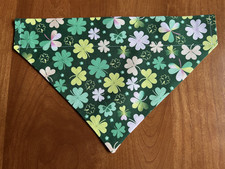 Over Collar Slide On Pet Dog Cat Bandana Scarf S/M/L ST. PATRICK'S DAY - New