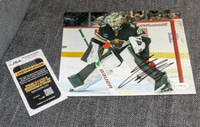 Jesper Wallstedt SIGNED MINNESOTA WILD  8X10  PHOTO JSA COA