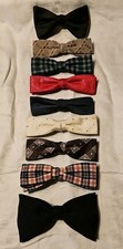 5 Vintage Bow Ties Clip-On Royal Ormond Ever-Grip Wembley VGUC