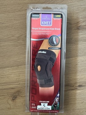 Mueller Sport Care Hinged Wraparound Knee Brace Regular Left or Right - Large