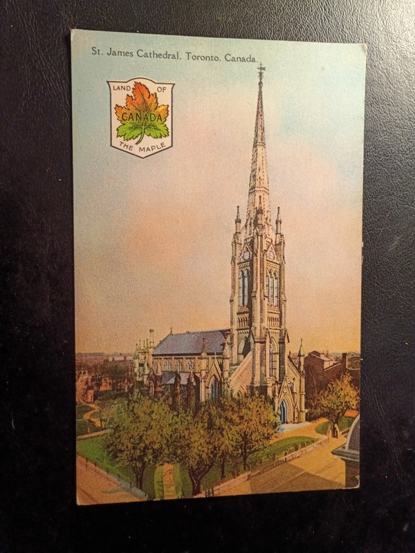 ST. JAMES CATHEDRAL, TORONTO POSTCARD