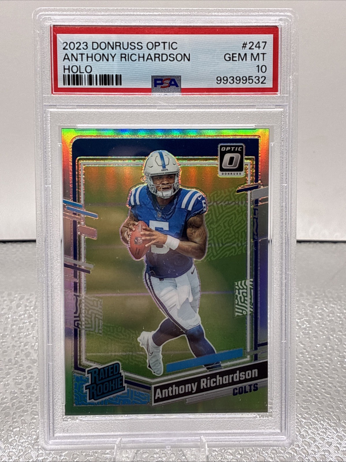 Anthony Richardson Panini Donruss Optic #247 Holo