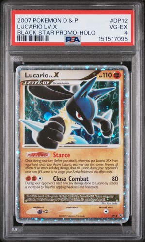 Lucario LV.X graded PSA 4 for sale on eBay