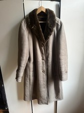 Hochwertiger Echtleder Mantel Gr. 52 Herrenstil Unisex Wintermantel