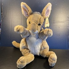 Aurora World 16   Kangaroo Plush Hand Puppet with Tag, Tag has writing On It 