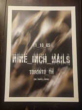 NINE INCH NAILS- Concert Poster 11-10-05 Toronto Ontario Canada