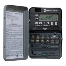 INTERMATIC ET1725C Electronic Timer, Gray, Metal 3FXA2