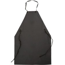 San Jamar Black Neo-Flex Dishwasher Apron 25 Mil Adjustable Kitchen Waterproof