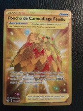 Carte Pokémon Poncho de Camouflage Feuillu 214/195 EB12 Tempête Argentée FR NEUF