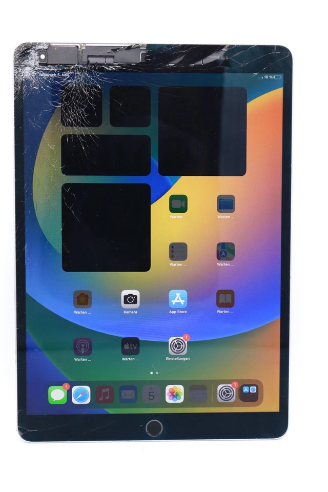 Apple iPad Pro 2.Gen A1709 256GB Grau 10,5' Displayschaden WiFi/LTE #5921