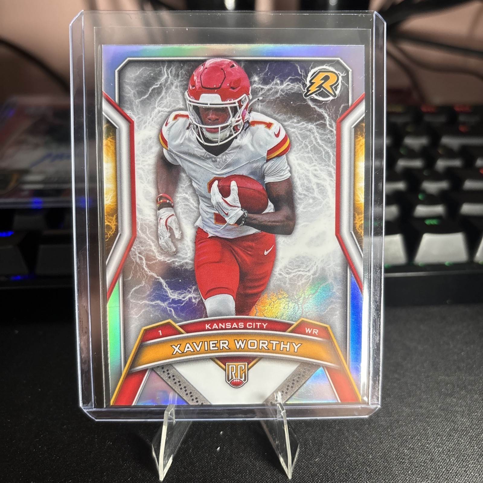 2024 Topps Resurgence Rookie Xavier Worthy Prism Refractor #143 Kansas City