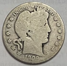 1909 USA BARBER HALF DOLLAR COINSNAP GRADED 50 CENT PIECE