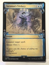 Saruman's Trickery (Showcase Scrolls) Lord of the Rings - MTG