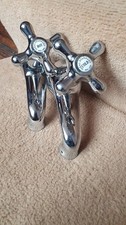 Ideal Standard traditional 'bath' taps chrome.
