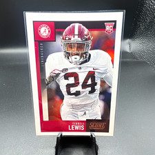 Panini Score 2020 Terrell Lewis #350 Alabama Crimson Tide Rookie Football Card. rookie card picture
