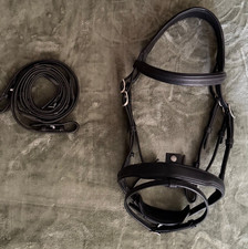 Antares Origin Flash Bridle Black Size 2 with Web Reins