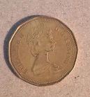 Rjkstamps 1987 Canada 1 Dollar Coin - Canadian Loon - Queen Elizabeth II LOONIE