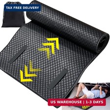 Rolling Mechanic Creeper Mat for Low Profile Cars with Storage Bag  Padded Auto