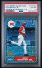 2022 Topps Silver Pack (Update) Ken Griffey Jr #T87C24 Blue Refractor /150 PSA 8