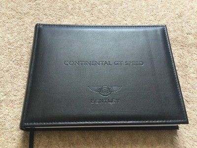 BENTLEY CONTINENTAL GT SPEED OWNERS MANUAL HANDBOOK (2005- 2011) FAST POST
