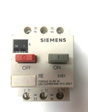 Siemens Furnas Electric Co 3VE1-010-2G Starter Protector