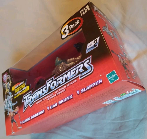 Transformers Robots in Disguise 3 Pack - Dark Scream, Gas Skunk, Slapper MIB - Imagen 6 de 8