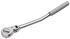 SK Tools 3/8-Inch Drive 10-3/4-Inch Bent Flex Head Ratchet (3770)