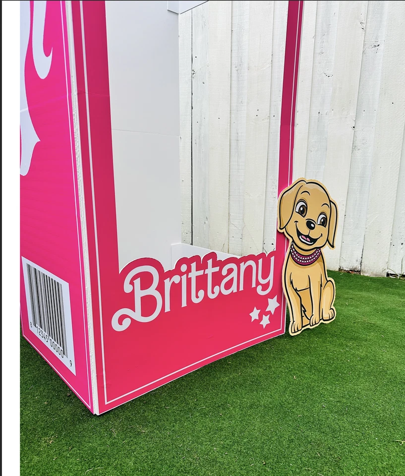 Doll photo booth, popular pink doll, birthday girls, barbie inspiration - Image 2 of 4