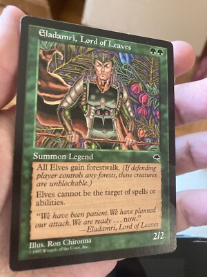 Eladamri, Lord of Leaves Tempest MTG NM-MINT Unplayed 1997 | eBay