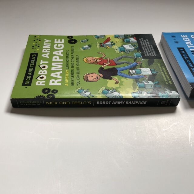 When a rash of robberies hits the town of half moon bay, 11. Nick And Tesla's Robot Army Rampage . Lot of 2 Nick & Tesla's Books: Robot Army Rampage & High ...