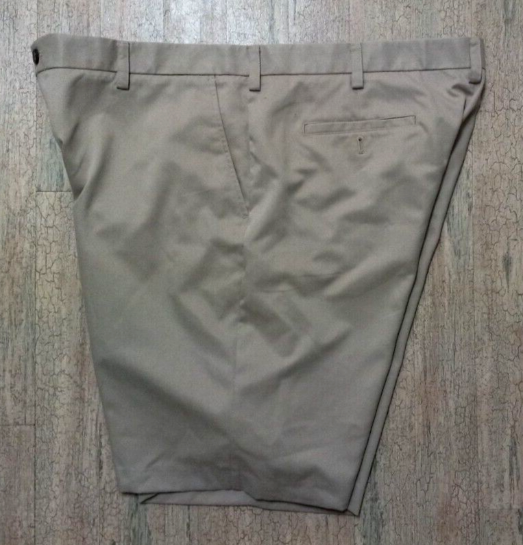 Izod Saltwater Shorts Mens Khaki Tan Chino Flat Front Cotton Size 42 eBay