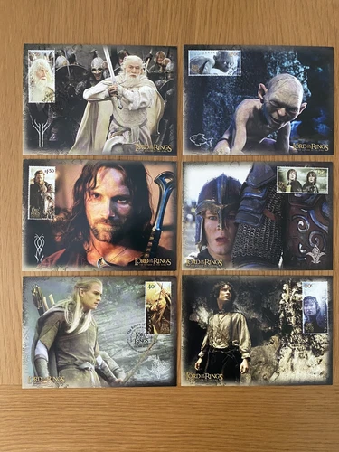 New Zealand 2003 Lord of the Rings The Return of the King Maxicard FDC Set NEW