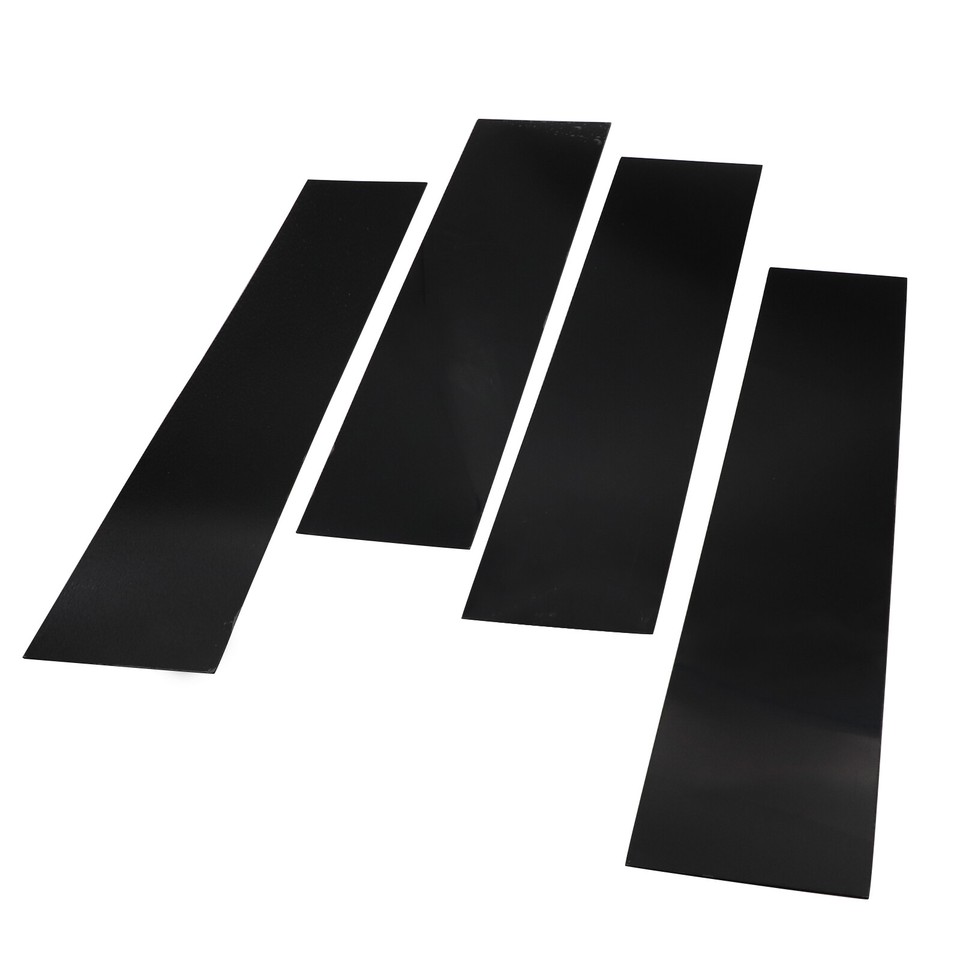 Fits 2004-2014 Ford F-150 F150 Super Cab Crew Piano Black Pillar - Foto 8