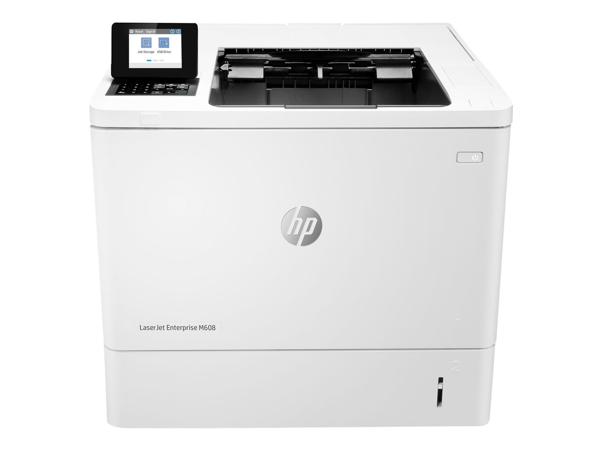 HP LaserJet Enterprise M608dn Monochrome Printer with built-in