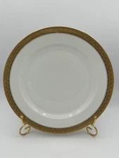 Vintage Haviland & Co. Limoges France Gold Encrusted Rim Dinner Plate 30585