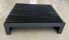 U shape lathe way cover bellows ,inside: width 380mm x height 70mm x Lmax 500mm