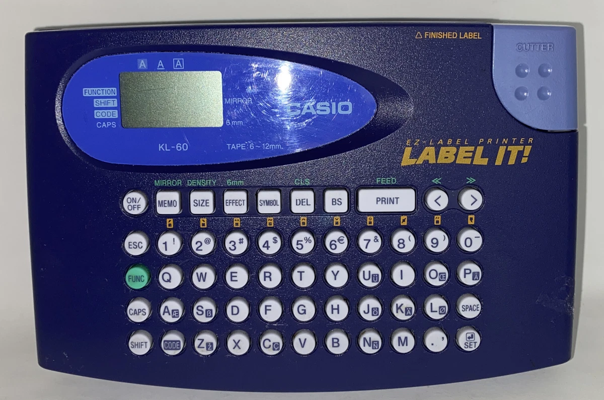 Label it top casio kl 60