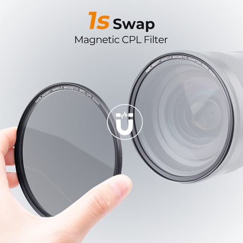 K&F Concept CPL Circular Polarizer Magnetic Lens Filter HD Waterproof Nano-X - Picture 13 of 109