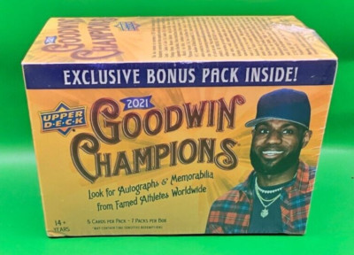2021 Upper Deck Goodwin Champions Blaster Box NEW Sealed Lebron James Bx