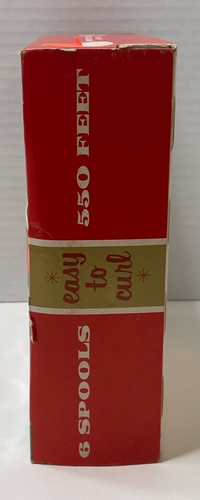 Vintage Christmas CLEO CURLING RIBBON-6 Spools-550 ft.-Made in USA-NIB - Picture 3 of 4