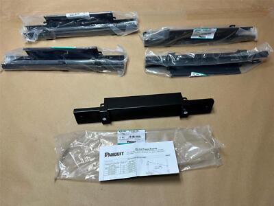 5x Pack Lot Panduit Wyr-Grid 12'' Trapeze Brackets for Pathway Systems WGTBS12BL