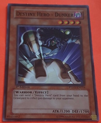 Destiny Hero-Dunker - 1st Edition Common - PTDN-EN014 - YGO