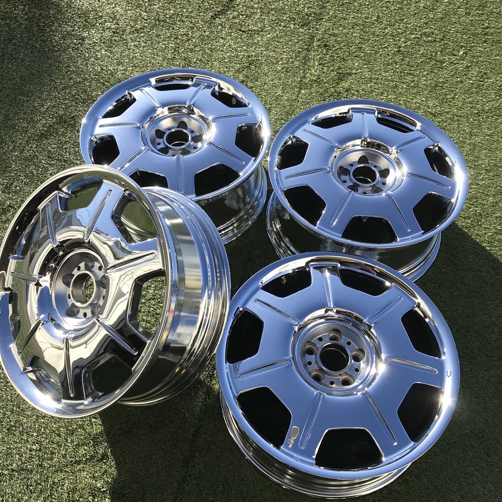 21 ROLLS ROYCE PHANTOM DROPHEAD RIMS OEM SET 4 CHROME RIMS WHEELS GENUINE