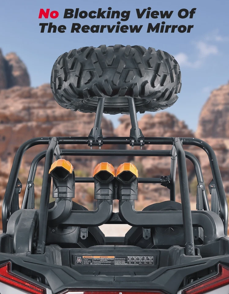 Soporte de soporte de soporte de soporte de soporte para soporte de neumático UTV para Polaris RZR XP 900 1000 570 800 Foto 4 de 4