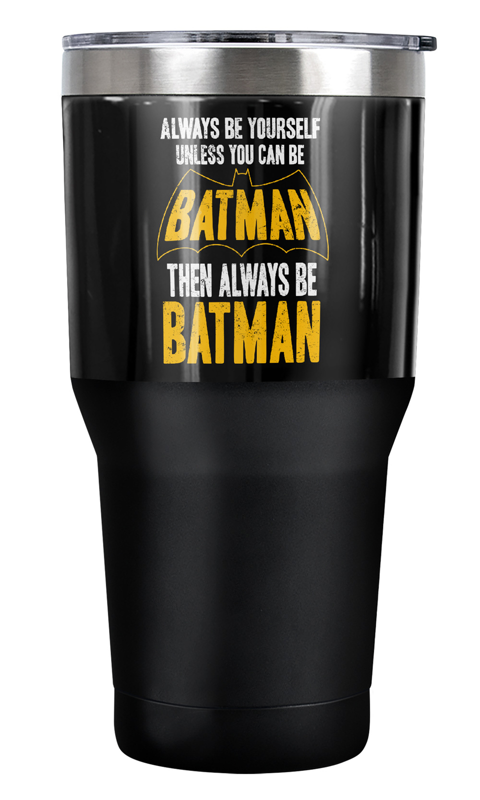 Batman Tumbler 30oz Vacuum Insulated Double Wall Stainless Steel