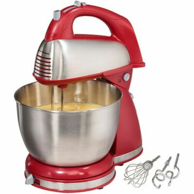 Hamilton Beach 64654 Classic Hand and Stand Mixer - Red