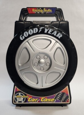 Vintage 1999 Redbox Goodyear Racing Team Take Along 1:64 Scale Car Case Travel