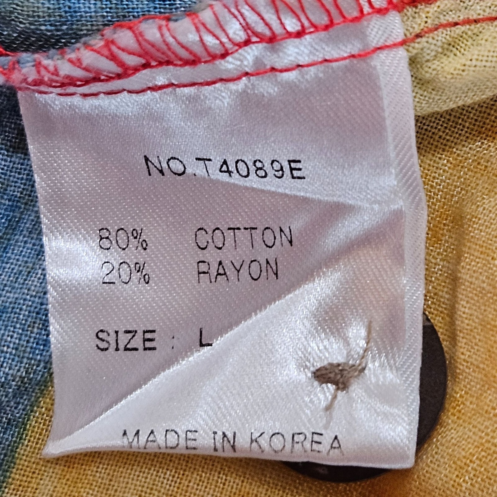 TERRA SJ Apparel Patchwork Multicolor Button Shir… - image 11