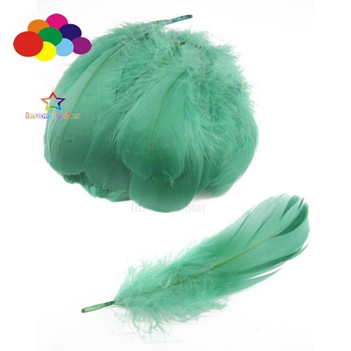 Diy 100 Pcs/Lot Colourful Goose feather 4-7cm 1-2 Inch Stage Props Dream Catcher - Picture 91 of 138